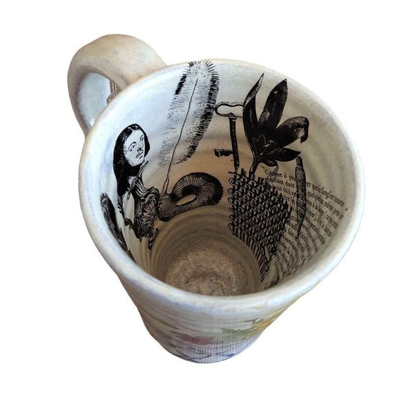 Large Handmade Mug, Ceramic Mug, Desk Organizer - Picture 8 of 8